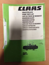 Claas WM 31 F Ersatzteilliste