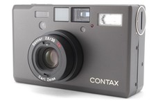 [A- Mint/CLA] CONTAX T3 D Black Data Back 35mm Point & Shoot Film Camera 6528