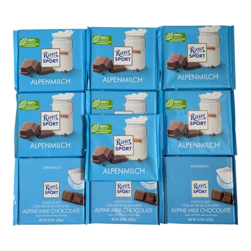 Schokolade alpenmilch 10x 250g - schokolade,