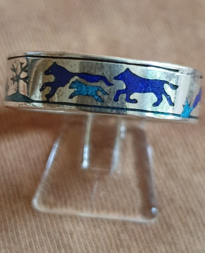 Chip inlay ring wolf - chip,