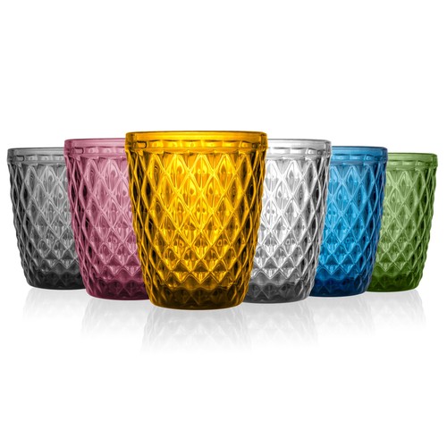Trinkgläser set bunt - trinkgläser,