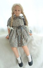 Künstlerpuppe "Geraldine" Schulmädchen Ruth Treffeisen Signature Line 1998 