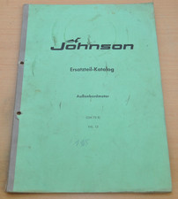 Johnson OMC 75B V4L Außenbordmotor 1965 Ersatzteil-Katalog Werkstatthandbuch