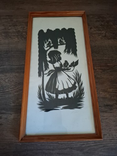 Scherenschnitt aschenputtel - scherenschnitt, "aschenputtel"