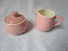 Melitta kleines Milch& Zucker-Set Steinzeug pastell rosa Single oder Puppenküche