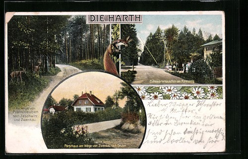 Zwenkau harth gasthaus - ak,