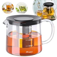 Teekanne Glas mit Siebeinsatz