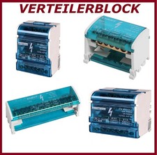 Abzweigklemme Verteilerblock Sammelklemme Verteilung Block Hutschiene TH35