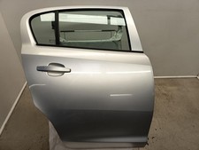 Opel Corsa D Bj 2009 original Tür hinten rechts Fahrer Z157 Starsilber