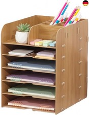 Schreibtisch Organizer Holz
