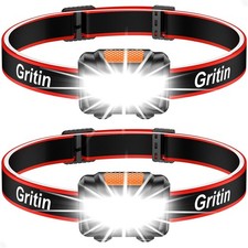 Gritin Stirnlampe LED, [2