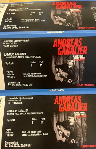 Exklusive tickets andreas - exklusive, tickets: