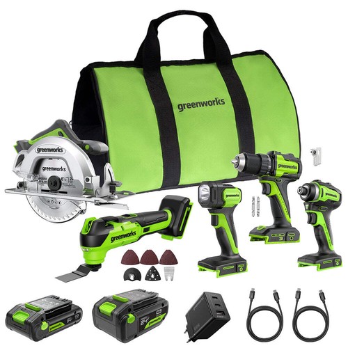 Greenworks tlg set - greenworks, 5-tlg-set