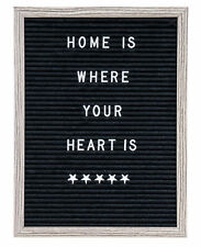 Buchstaben Tafel Holz 30x40cm Letter Board Eiche gekälkt Stoff Stecktafel Deko