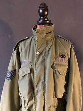 US Army M-65 Feldjacke Gr. Large/Regular individualisiert / mit Patches 