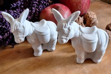 Porzellanesel Porzellanfigur