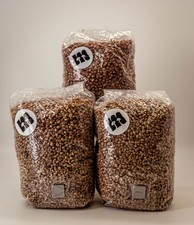 Bio 3×1 kg Weizen Substrat steril – Mikrofilter‑Beutel mit Impfport – Pilzzucht