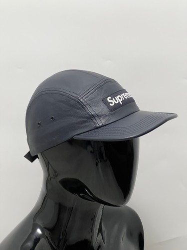 Supreme leather panel camp - 5,