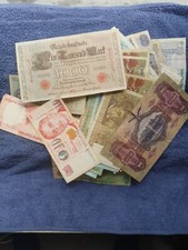 Konvolut alte Banknoten