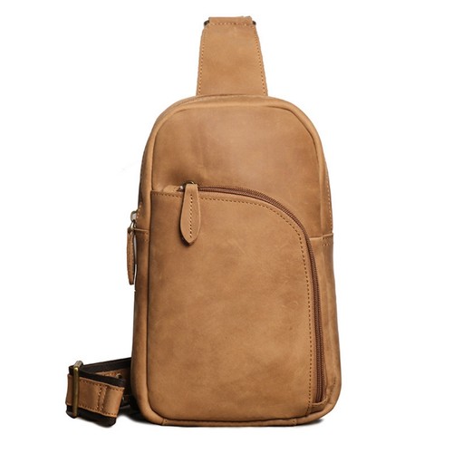 Herren retro ledertasche - retro, sling