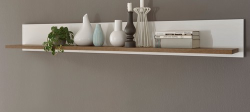 Wandboard weiß pinie - weiß,