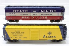 H0 Märklin US gedeckter Güterwagen Alaska B.A.R AC Konvolut N107
