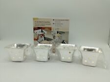 TCM 4 versilberte Kerzenleuchter mit OVP Sterne 1199