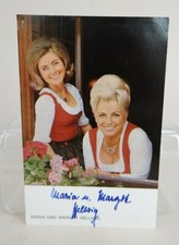 Autogramm maria und margot - maria,