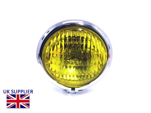 Scheinwerfer gelb glas vintage - scheinwerfer,