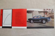 32B 734 1960 Maserati 3500gt 3500 GT Gran Turismo Coupe 2-2 Prospekt Brochure