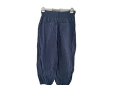 Damen Hose Schlupfhose Ballonhose leicht Baumwolle dunkelblau NEU