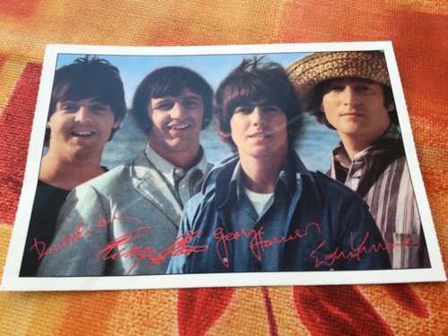Bravo autogrammkarte beatles - bravo,