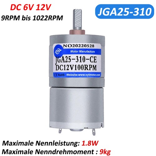 Jga25 310 mikro - mikro, getriebemotor