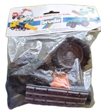 Bruder 02406 Zubehör für Unimog: Reifen, Seilwinde, Werkzeug, original verpackt
