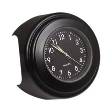Wasserdicht Motorrad Fahrrad 7/8-1" Lenker Uhr Uhren Lenkeruhr Universal Schwarz