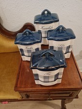 Keramikbehälter Für Zucker , Tea , Zwiebeln Und Salz 