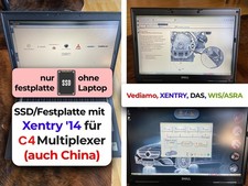 DELL D630 Festplatte XENTRY 2014 SDConnect C4 Multiplexer Mercedes StarDiagnose