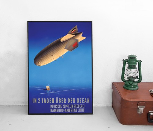 Poster zeppelin tagen - zeppelin,