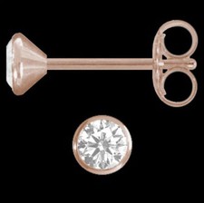 Paar Ohrstecker Zirkonia echt