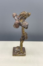 Seltene Afrikanische Bronze Figur Aschanti Ashanti Skulptur Alt Afrika Kunst
