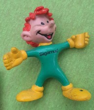 TARGET mit Sigamuc Aufdruck Mann Biegefigur Schleich Werbung