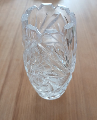 Bleikristall vase geschliffen - bleikristall,