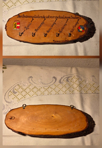Ovales holz deko - deko, schild