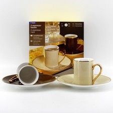 Tchibo 2 x Espresso Tasse mit Untertasse