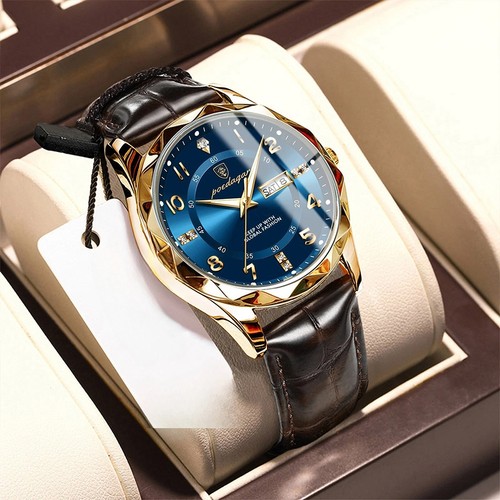 Herrenuhr business leder - herrenuhr,