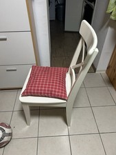 Ikea Stühle Ingolf weiß/hölzern 4 Stück als Set Landhausstil