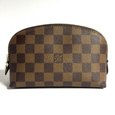 Louis Vuitton N47516 Cosmetic Pouch PM Damier Ebene Kosmetik Etui Pochette
