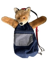 Steiff Fuchs Federtasche Kinder Mäppchen Blau 43 cm