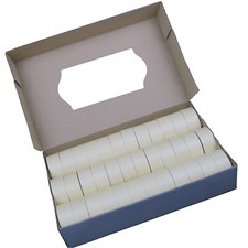 Etiketten 26x12mm weiß für