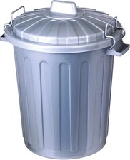 CURVER Abfalltonne Minitonne Silber grau 7 L OSCAR